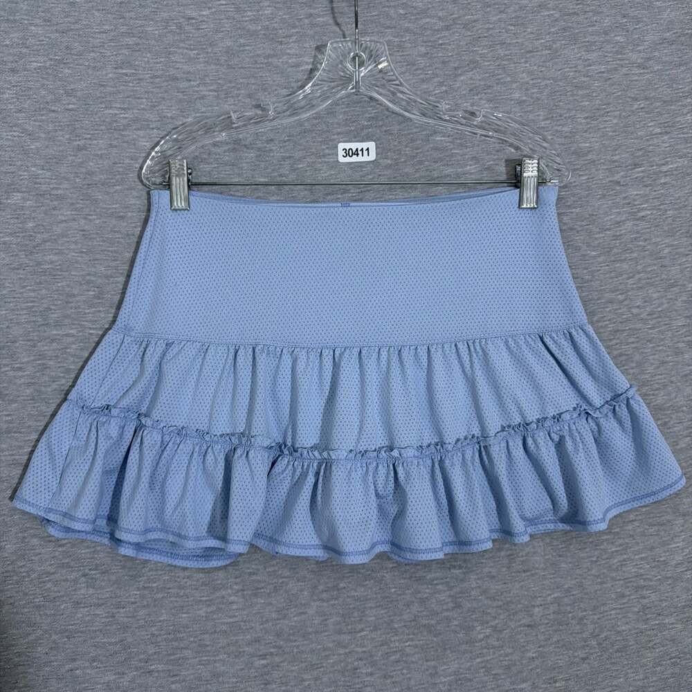 Lucky In Love Women's Size Medium Purple Pull On Tennis Skort